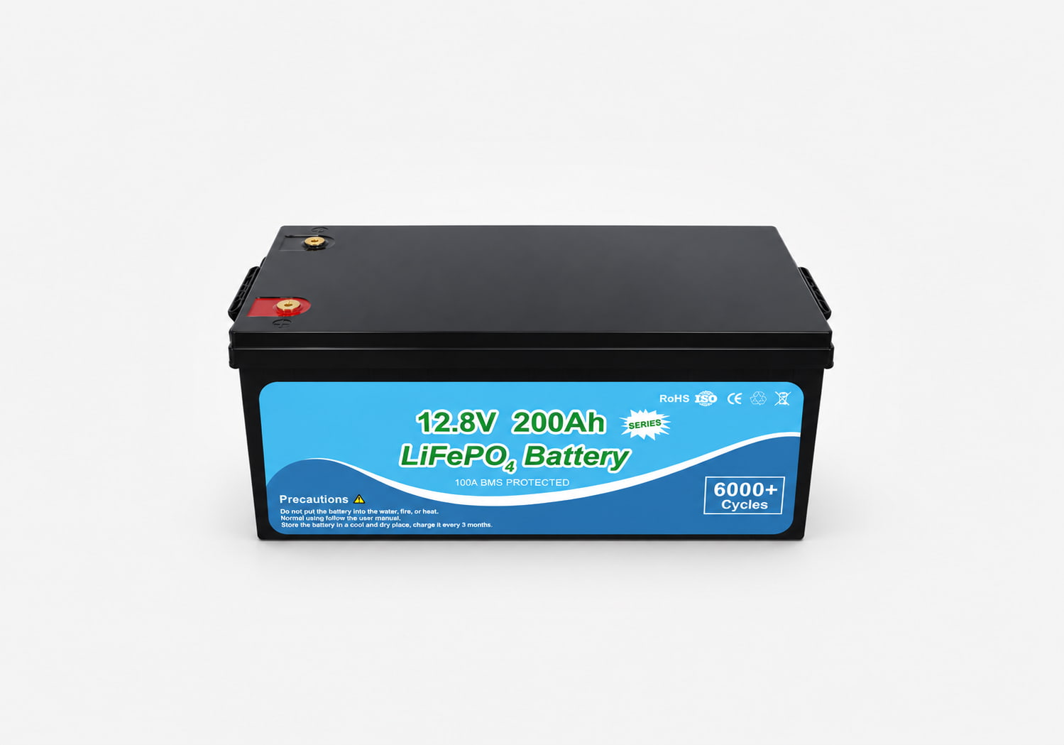 12V 200Ah LiFePO4 battery for backup power and energy storage applications
